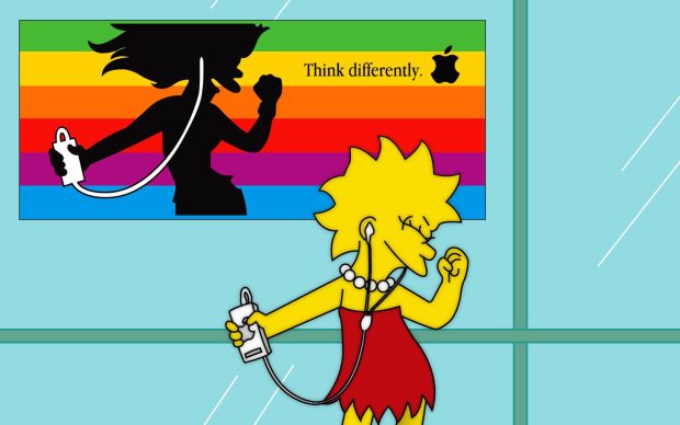 Aesthetic Simpsons Wallpaper HD Free download.