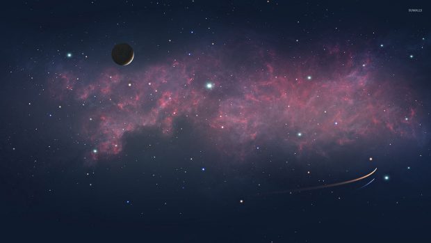 Aesthetic Space Wallpaper 1080p.