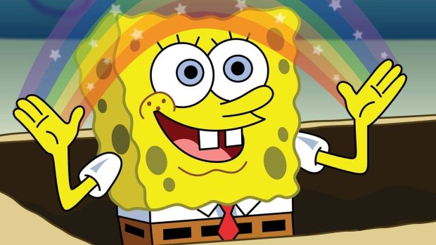 Aesthetic Spongebob Wallpaper High Quality.