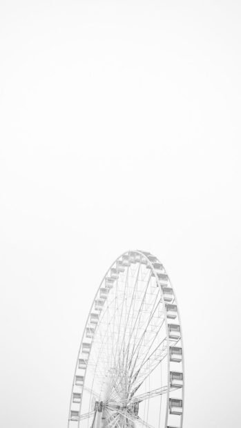 Aesthetic White iPhone Wallpaper Free Download.