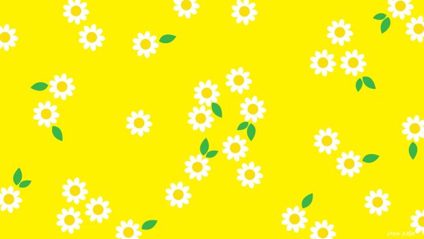 Aesthetic Yellow Wallpaper High Resolution.