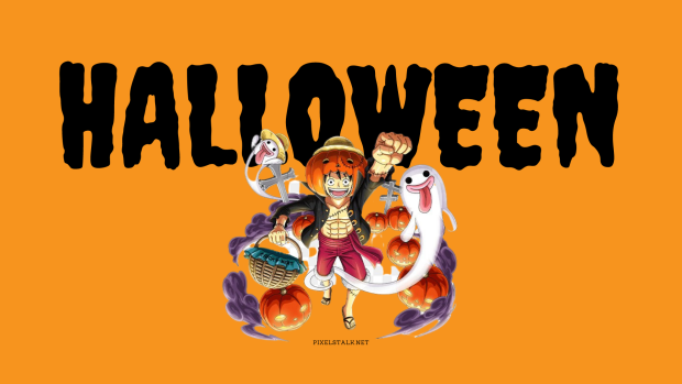 Anime Halloween Desktop Wallpaper HD.
