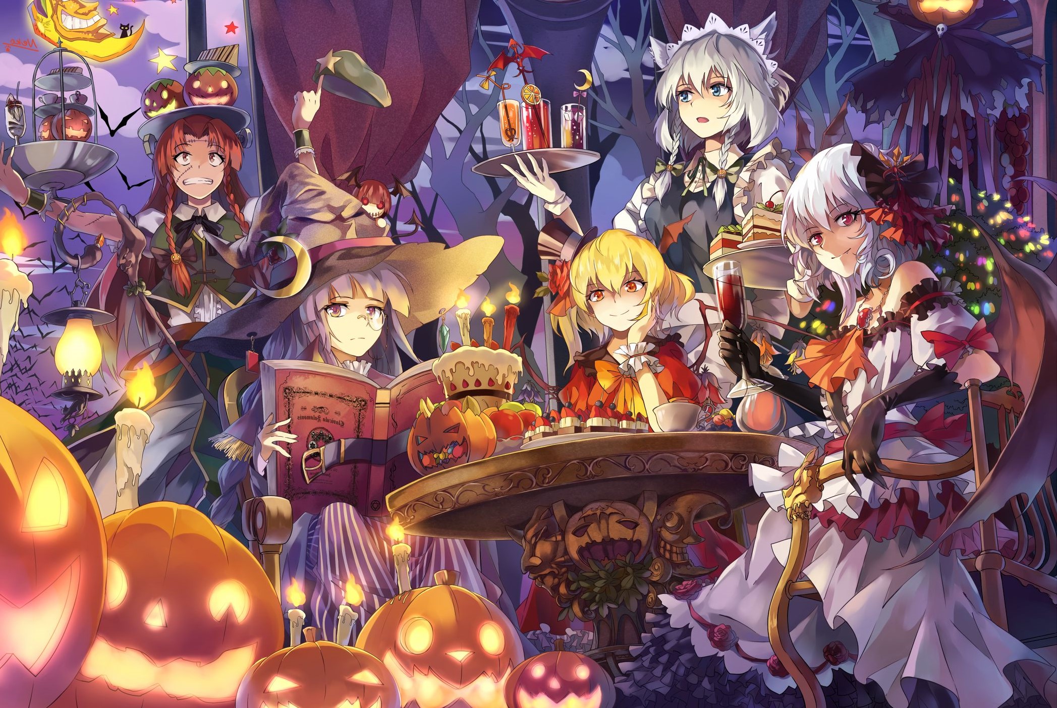 HD hatsune miku halloween party wallpapers | Peakpx