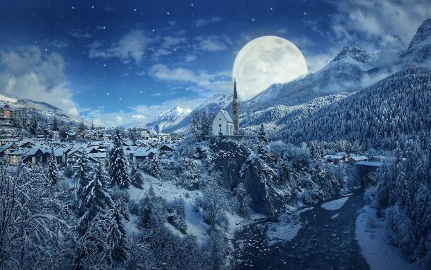 Awesome 4K Winter Wallpaper HD.