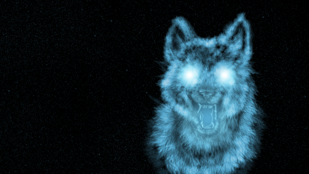 Awesome Cool Wolf Background.