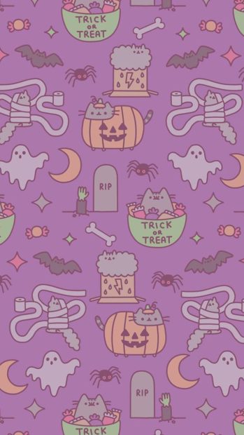 Backgrounds Cute Halloween iPhone.