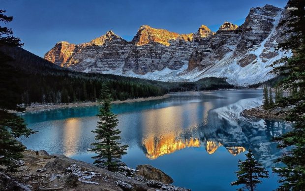 Banff National Park Desktop HD Wallpaper.