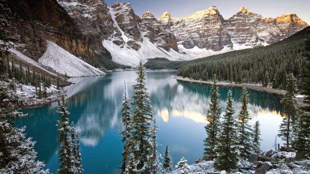 Banff National Park Wallpaper in the Winter 1.