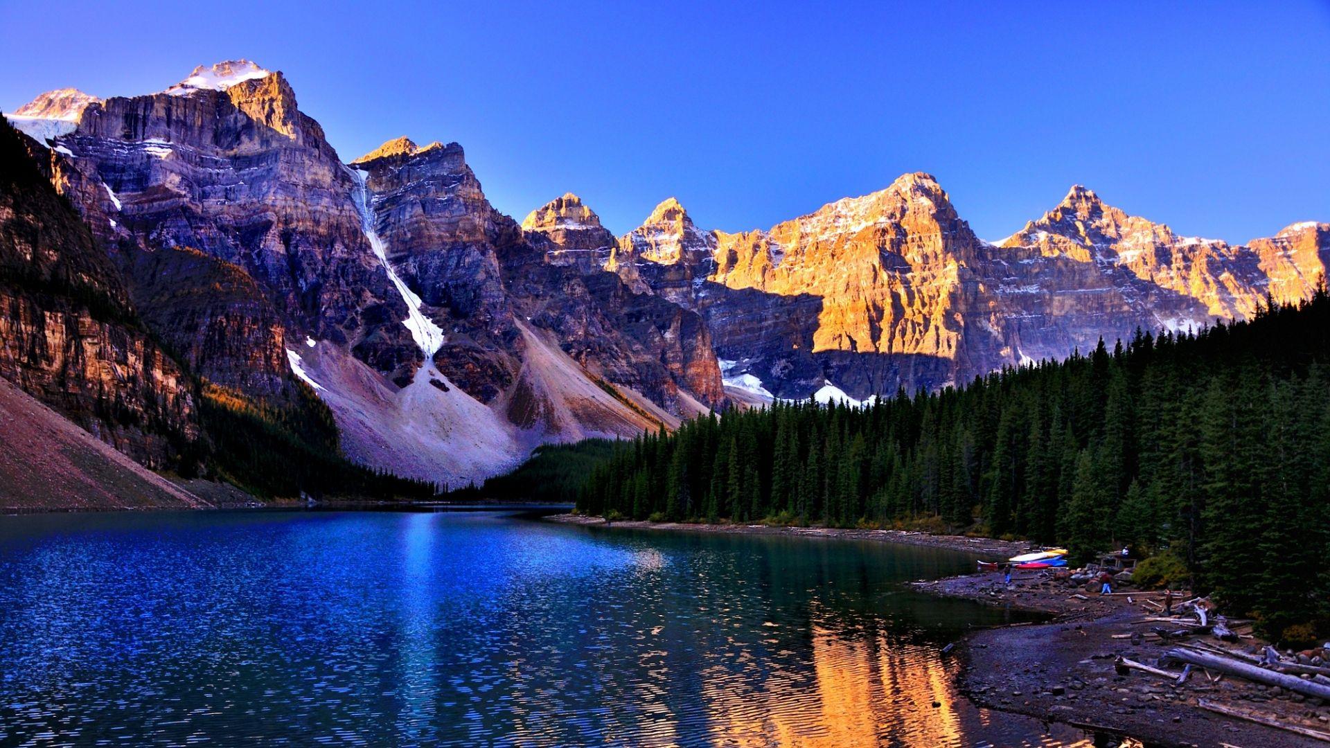 Moraine Lake Wallpaper 4K Banff National Park Nature 2923