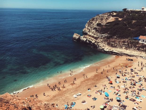 Beach in June Wallpaper.