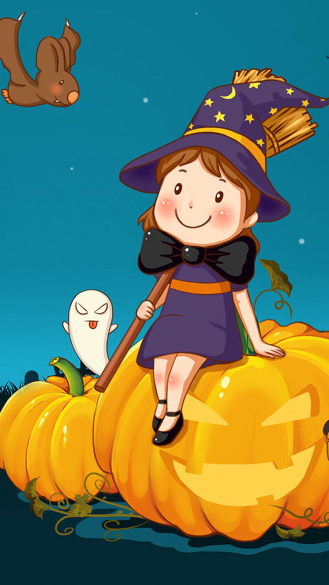 Cute Halloween Backgrounds for iPhone 