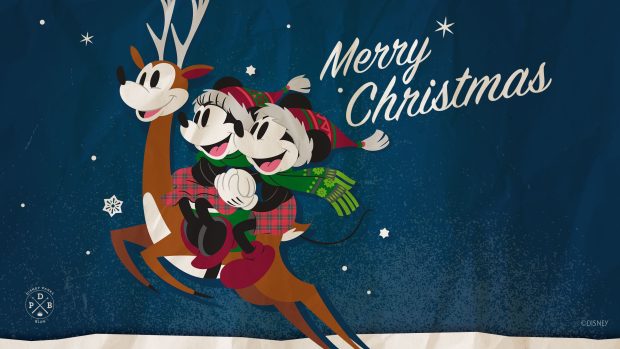 Beautiful Disney Christmas Wallpaper HD.