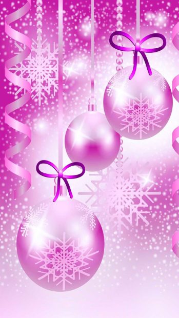 Beautiful Girly Christmas Wallpaper HD.