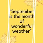 Best september quotes.