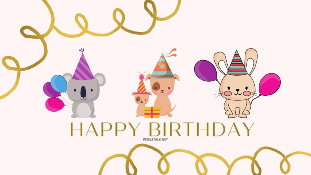 Birthday cute wallpaper HD.