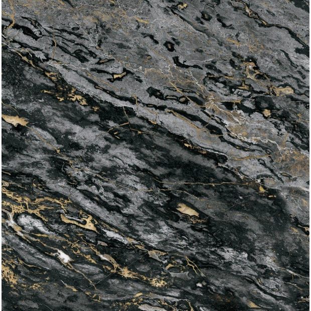 Black and Gold Sarrancolin marble wallpapers.