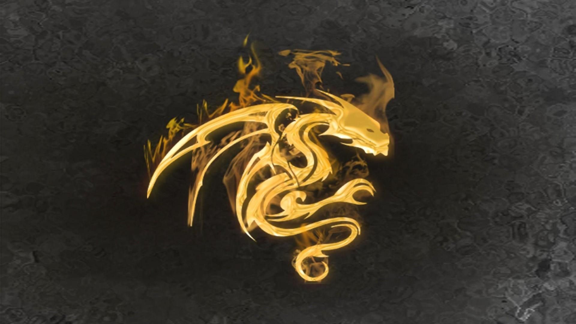 Black and Gold Dragon Wallpapers 