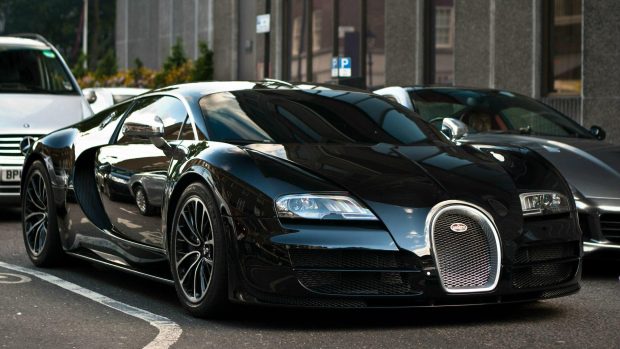 Bugatti Veyron Super Sport Black Gold wallpapers 1080p.