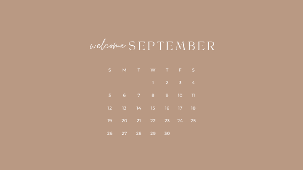 Calendar September 2021 Fall Season Wallpaper.