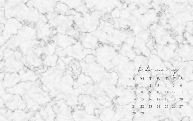Calender Aesthetic Marble Backgrounds.