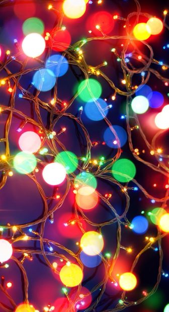 Christmas Color Light Wallpaper for iPhone (3).