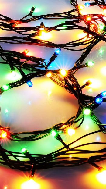 Christmas Color Light Wallpaper for iPhone (5).