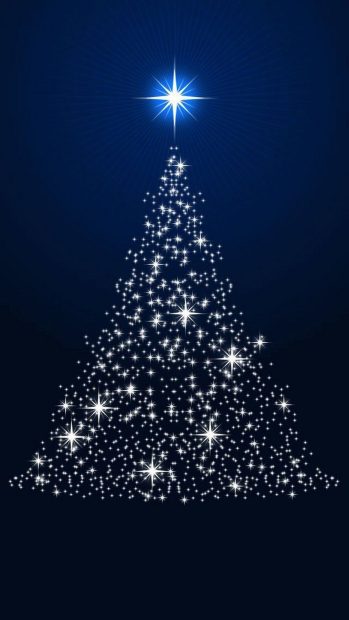 Christmas Light on Tree Wallpaper iPhone (6).
