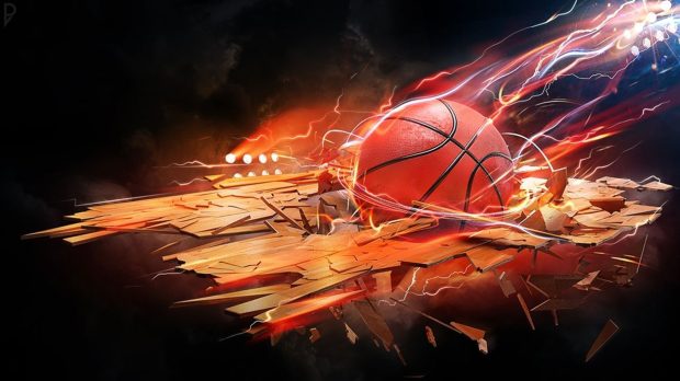 Cool Basketball Background HD Free download.