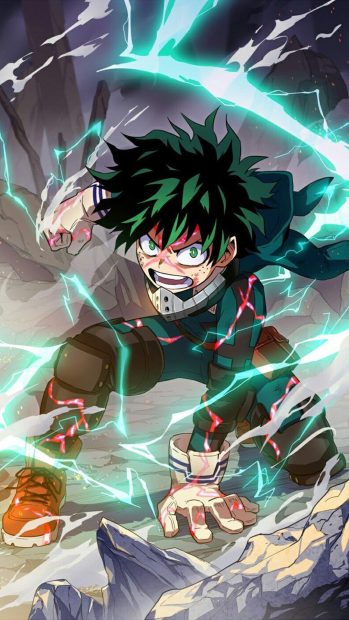 Cool Deku Wallpaper for iPhone.