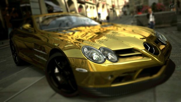 Cool Gold Cars Wallpapers for Desktop.