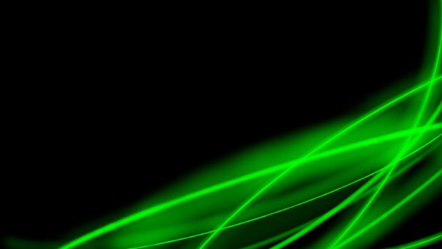 Cool Green and Black Desktop Background.