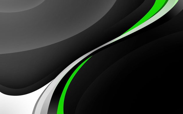 Cool Green and Black Wallpaper for Desktop.