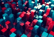 Cool Red and Blue Wallpaper HD.