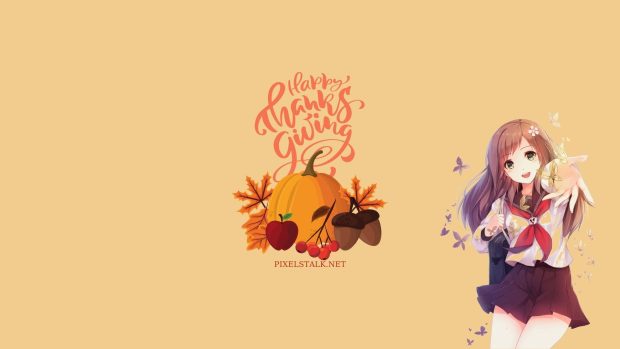 Cute Anime Thanksgiving Wallpapers for PC.