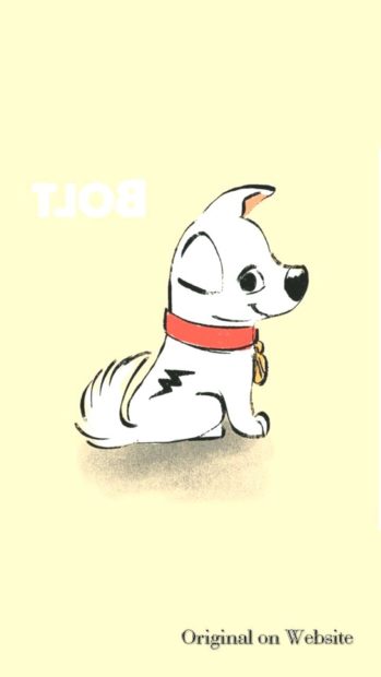 Cute Cartoon Dog Photo.