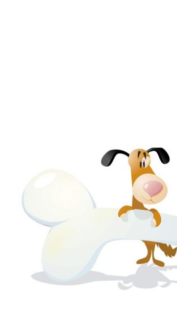 Cute Cartoon Dog Wallpaper 1080x1920.