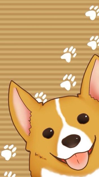 Cute Cartoon Dog iPhone.