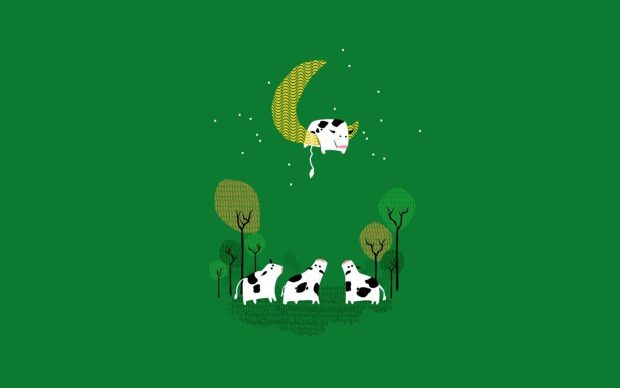Cute Cow Backgrounds HD for Mac.