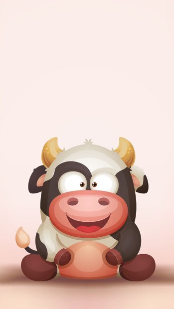 Cute Cow Wallpaper 1080p iPhone.