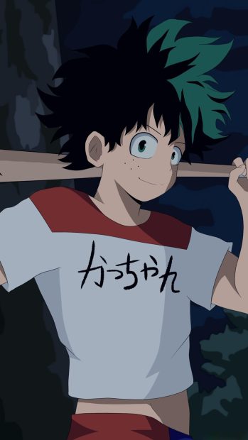 Cute Deku HD Wallpaper Free download.