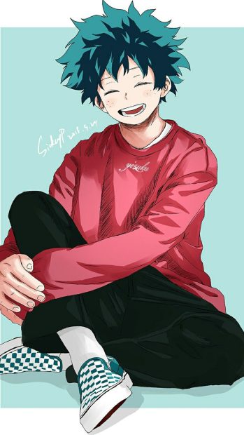 Cute Deku Wallpaper for Android.