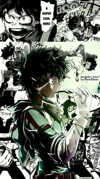 Cute Deku Wallpaper for iPhone.