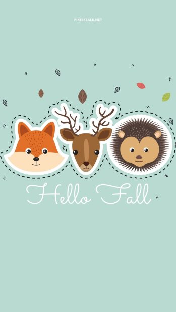 Cute Fall iPhone wallpaper.