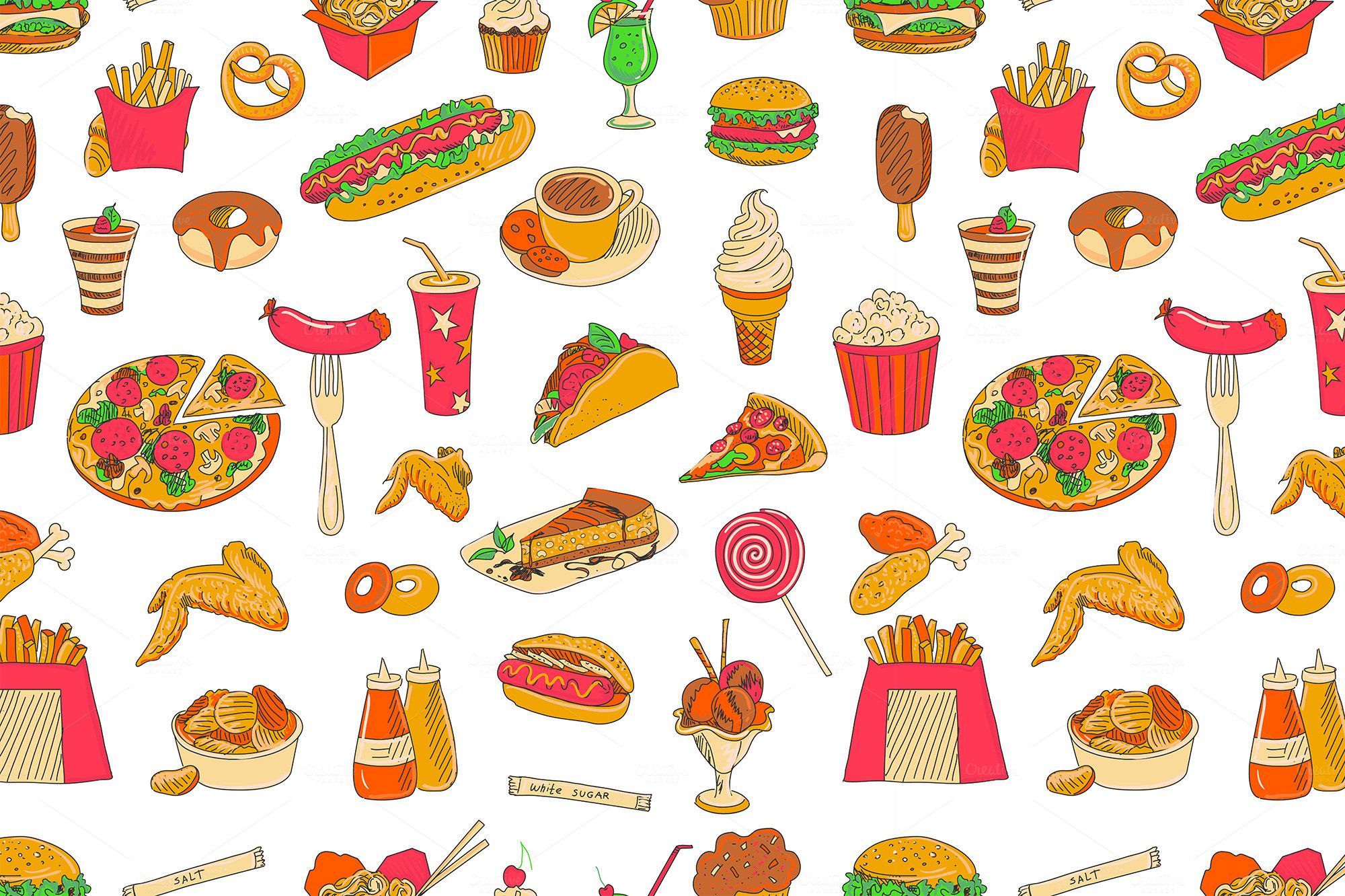 Cute Food Backgrounds Desktop 