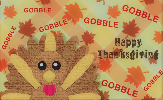 Cute Gobble Thanksgiving Wallpapers.