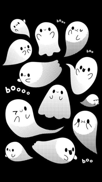 Cute Halloween  iPhone Wallpaper Free Download.