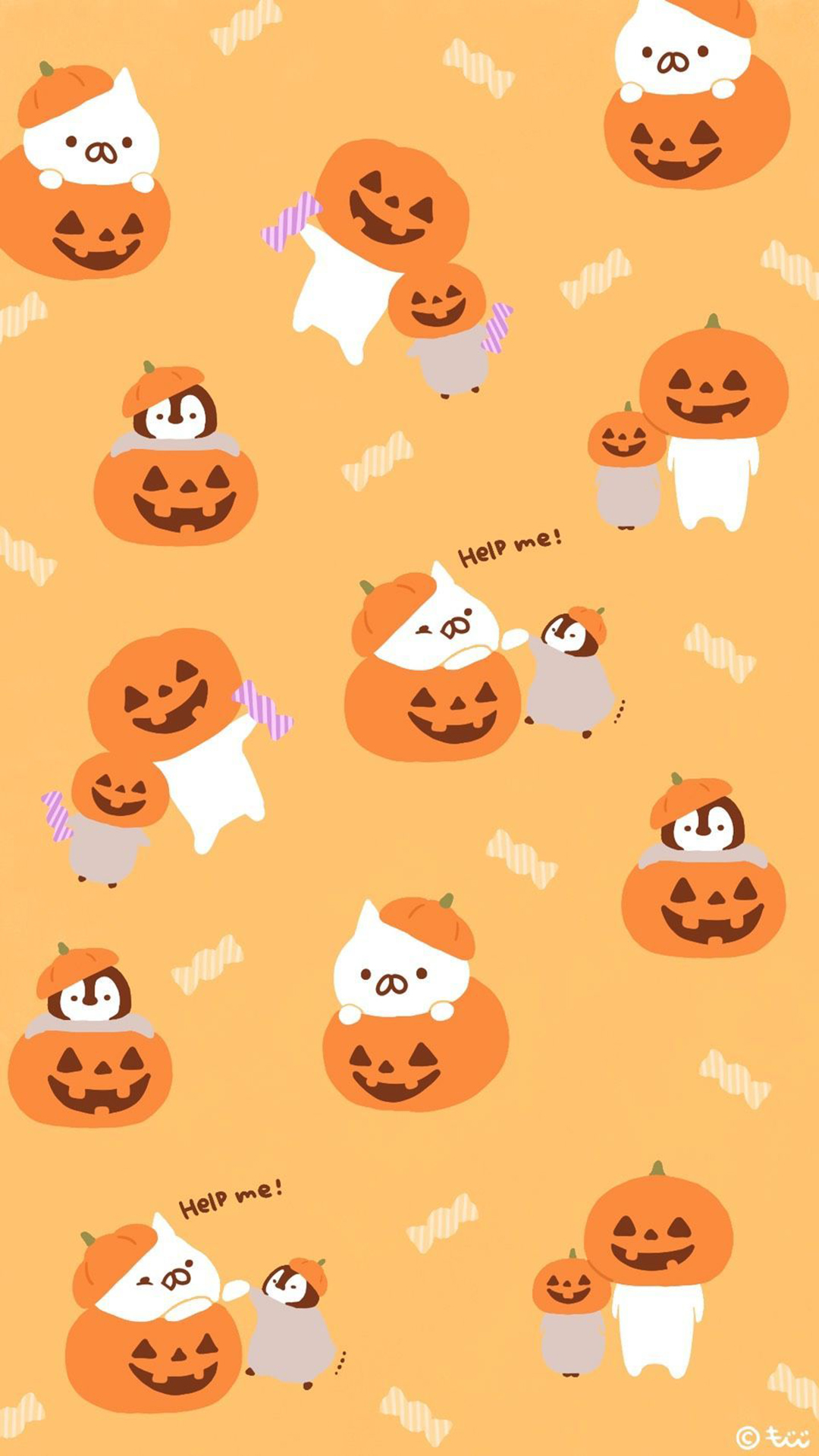 4 Fun Ideas for DIY Fall  Halloween Phone Wallpapers  PicCollage