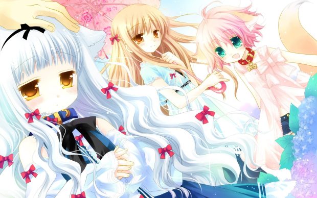 Cute Japanese Background.