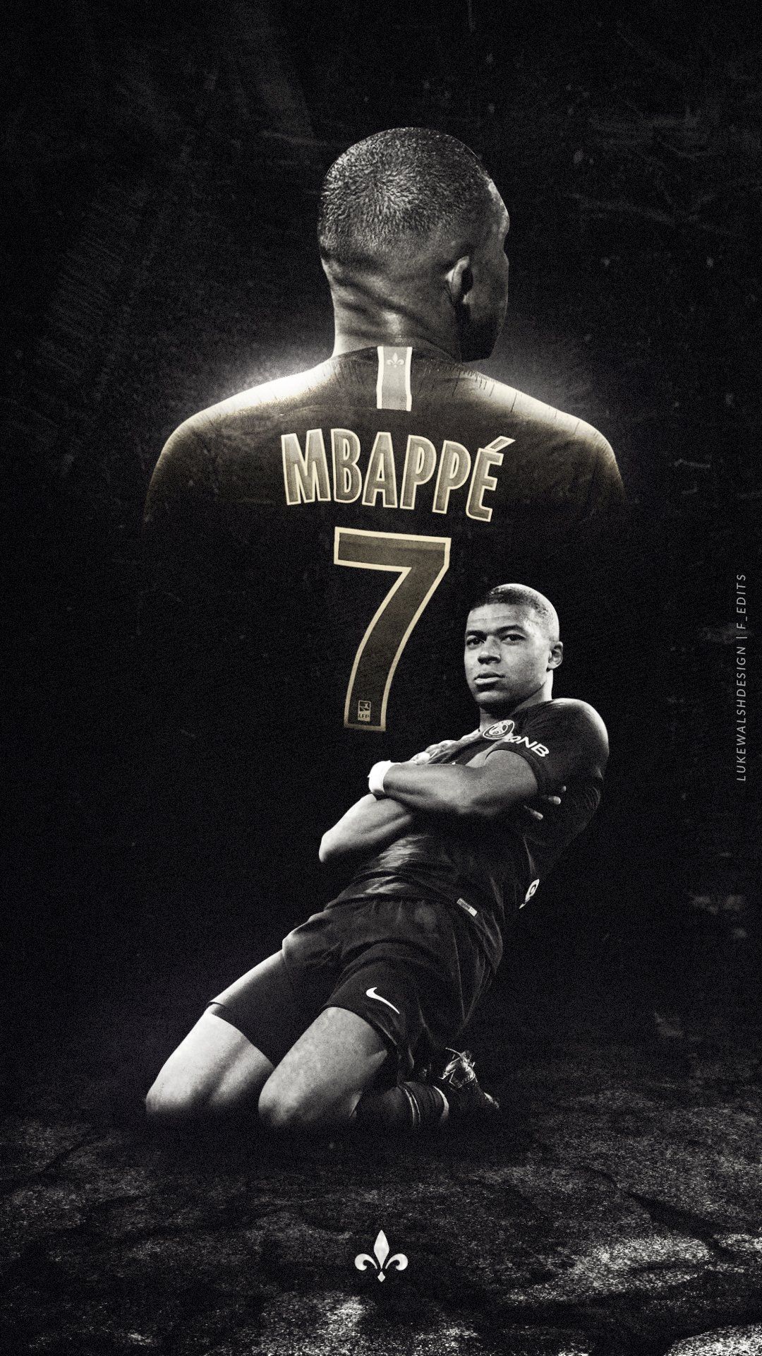 Download Kylian Mbappe 4k Eiffel Tower Wallpaper  Wallpaperscom