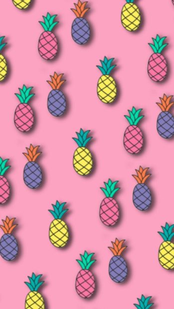 Cute Pineapple Backgrounds High Quality.